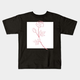 Minimalist Flower Kids T-Shirt